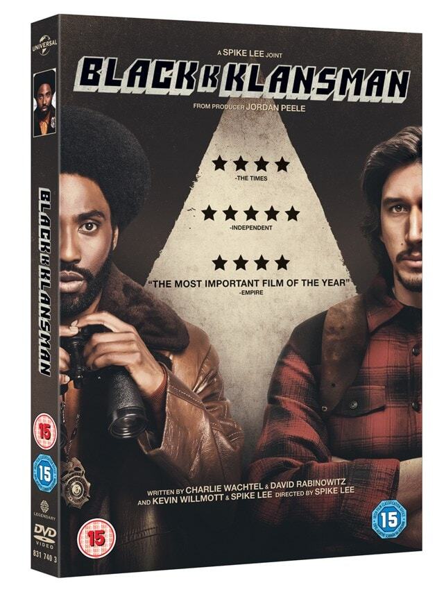BlacKkKlansman DVD