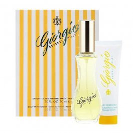 Giorgio Beverly Hills Yellow Eau de Toilette Spray Gift Set 90 ml with Body Moisturizer 50 ml