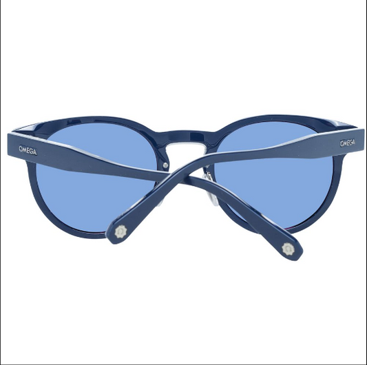 OMEGA Blue Unisex Sunglasses