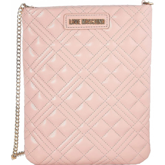 LOVE MOSCHINO Pink Artificial Leather Crossbody Bag