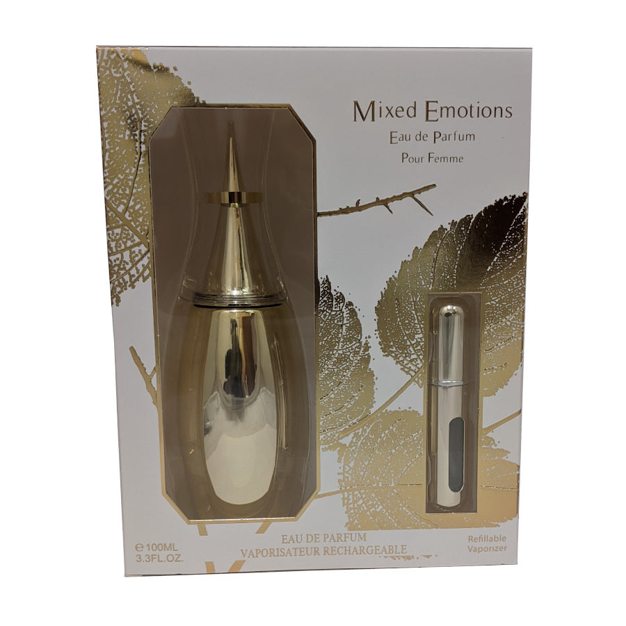 Mixed Emotions Gift Set (Ladies 100ml EDP + Refillable Vaporizer)