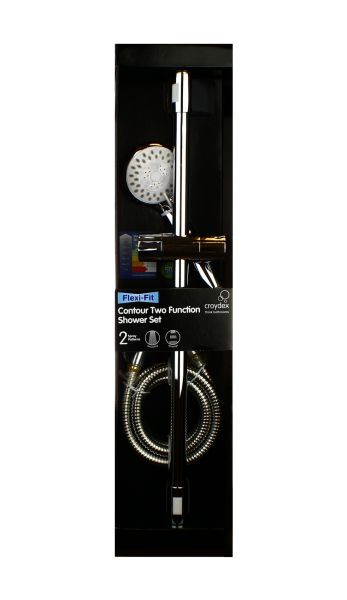 Croydex Contour Two Function Shower Set