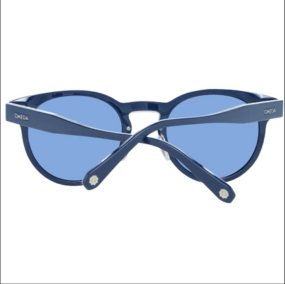 OMEGA Blue Unisex Sunglasses