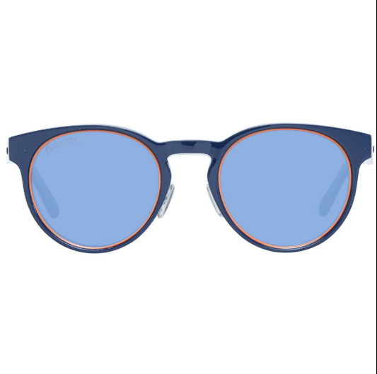 OMEGA Blue Unisex Sunglasses