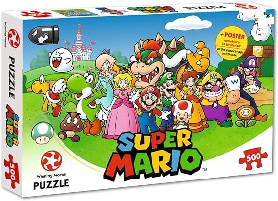 Super Mario and Friends 500 Piece Jigsaw Puzzle