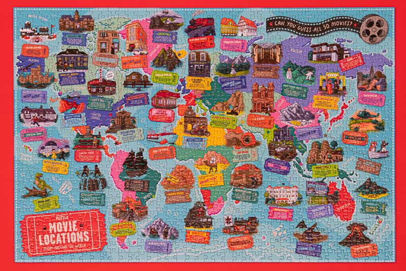 Movie Locations 1000PC Puzzle