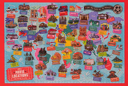 Movie Locations 1000PC Puzzle
