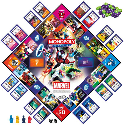 Monopoly Flip Edition: Marvel Board Game