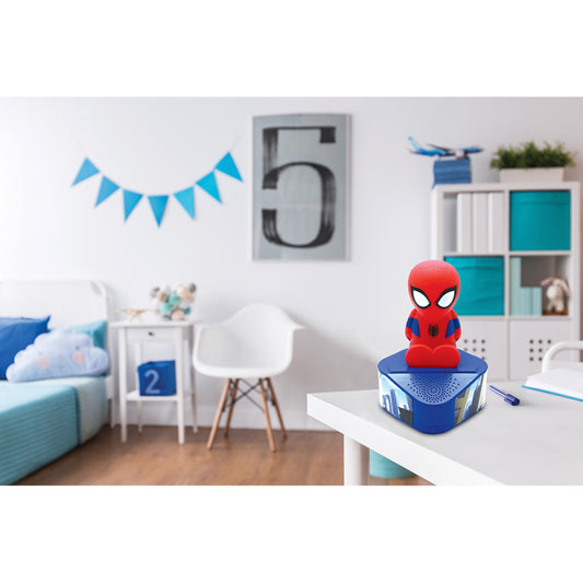 Bluetooth Speaker with Spider-Man Luminous Figurine