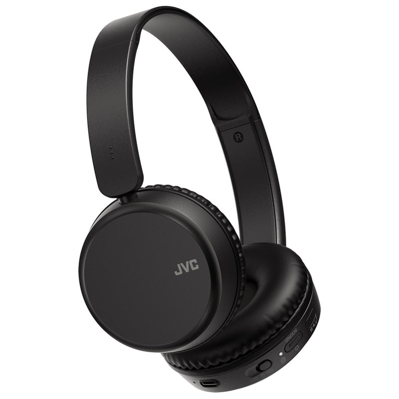 JVC Deep Bass Wireless Bluetooth On Ear Headphones - Carbon Black