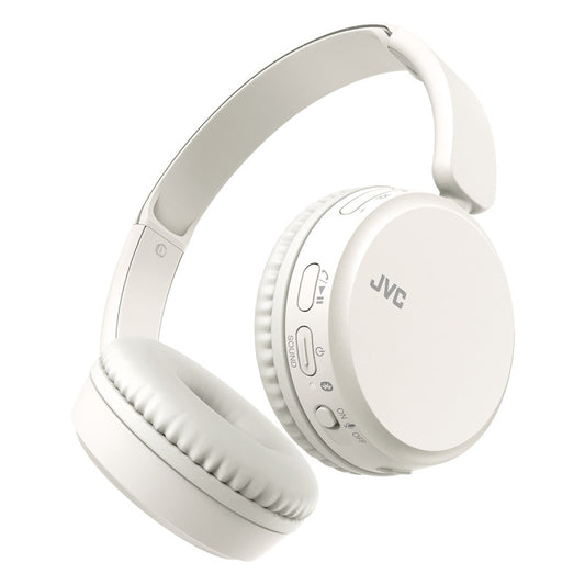 JVC Deep Bass Wireless Bluetooth On Ear Headphones - Ice White