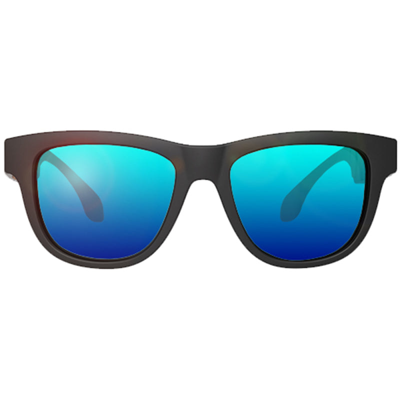 Voxos Bluetooth Bone Conduction Smartglasses - Mirrored Blue