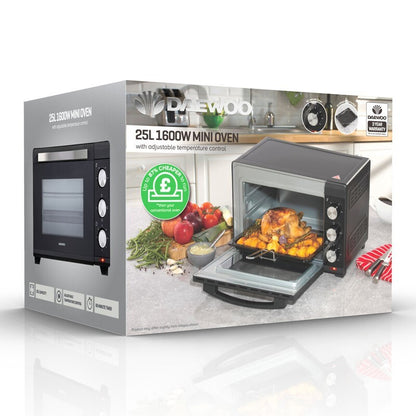 Daewoo Mini Oven & Grill- 1300w