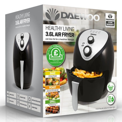 Daewoo Manual Air Fryer 3.6L