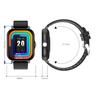 Smart Watch Fitness Tracker Measure Heart Rate Blood Pressure Sport Watches - Pink