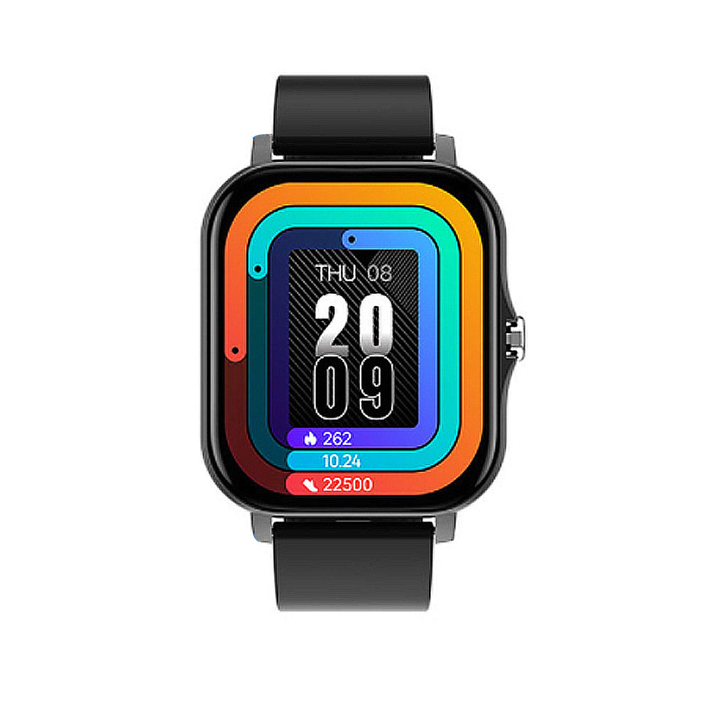 Smart Watch Fitness Tracker Measure Heart Rate Blood Pressure Sport Watches - Black