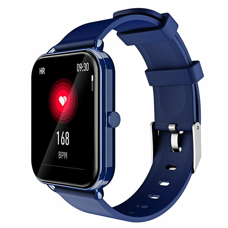 G16 16 inch Full Tentacle Smart Watch Fitness Tracker IPS Calories Heart Rate Sleep Monitor Wrist Band - Blue