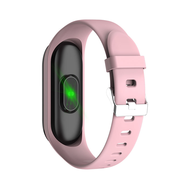 Y10 Sport Waterproof Smart Bracelet Blood Pressure Heart Rate Measurement Fitness Tracker Pedometer - Pink