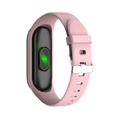 Y10 Sport Waterproof Smart Bracelet Blood Pressure Heart Rate Measurement Fitness Tracker Pedometer - Pink