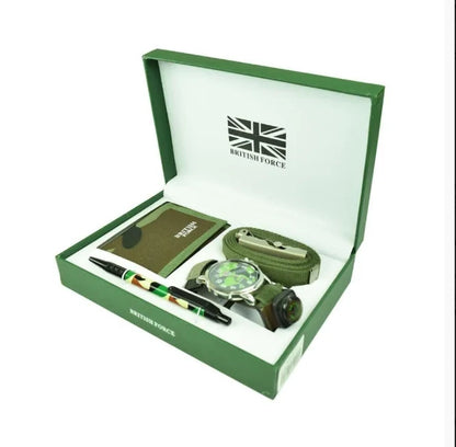 British Forces Army Mens Watch Gift Set