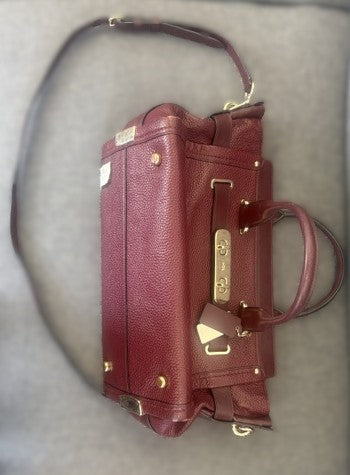 Vintage Coach Burgundy Leather Satchel – Classic Legacy Style