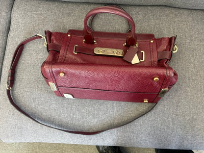 Vintage Coach Burgundy Leather Satchel – Classic Legacy Style